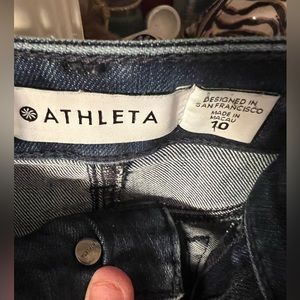 Athleta skinny jeans size 10
